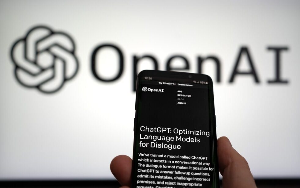Screenshot dell'app ChatGPT con la nuova funzionalità ChatGPT Voice