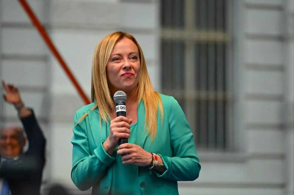 Giorgia Meloni e Kemi Badenoch durante l'incontro a Roma