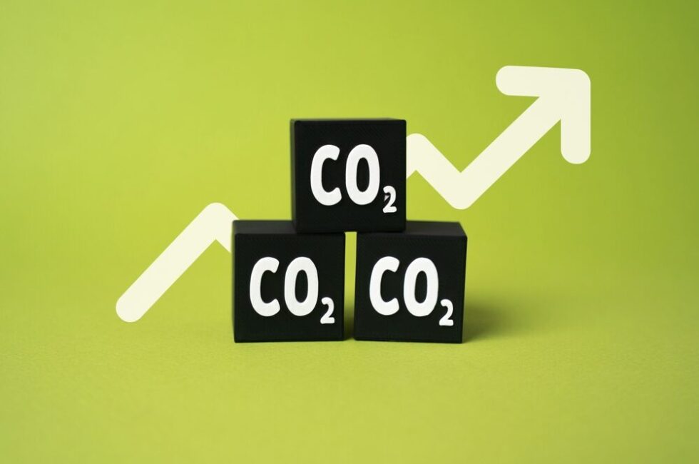 Grafico del prezzo delle quote di emissione di CO2 nel mercato ETS