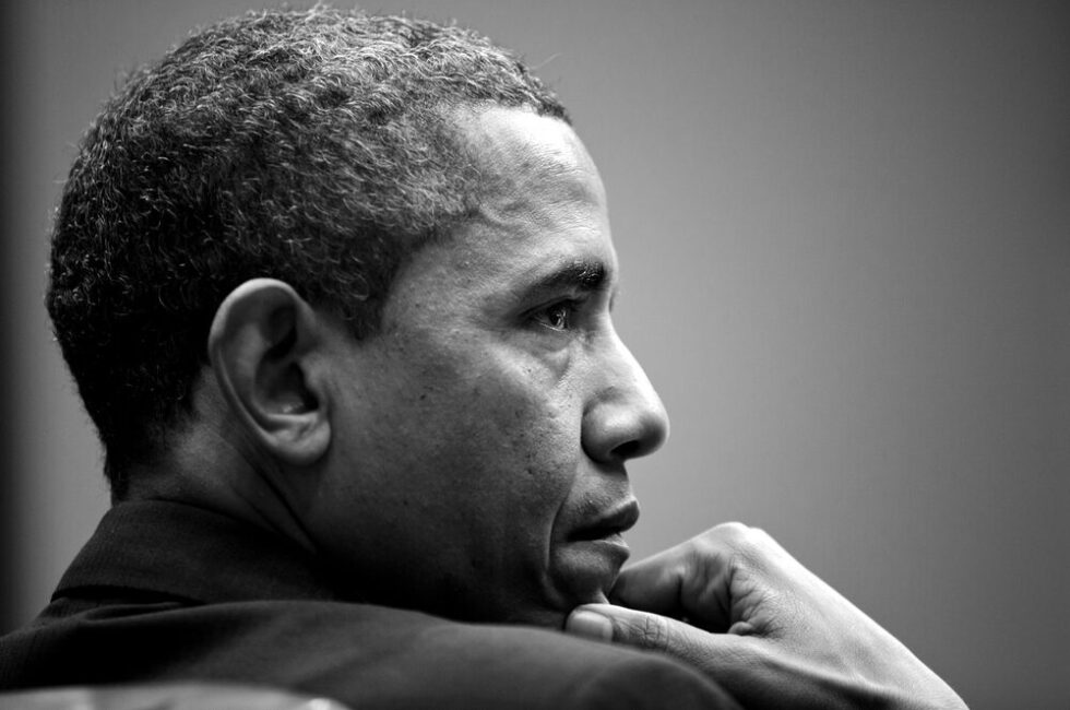 Barack Obama durante un evento di raccolta fondi