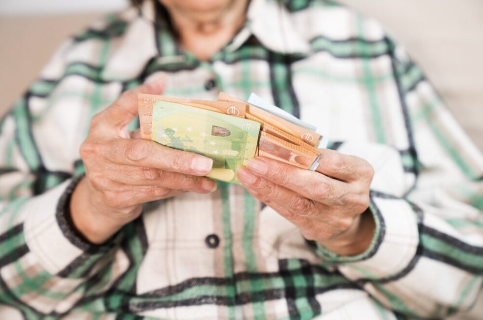 Grafico sull'andamento delle pensioni in Italia